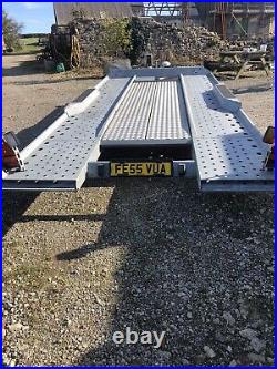 Ifor William 3500kg Double Axel Car Trailer