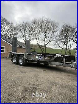 Ifor Williams 10ft Digger Plant Trailer 3500kg New Breaks All Round And Cables