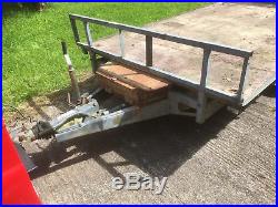 Ifor Williams 14' x 6'6 Beaver tail car transporter / plant trailer