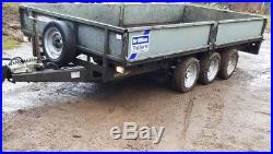 Ifor Williams 14ft x 6ft triaxel trailer