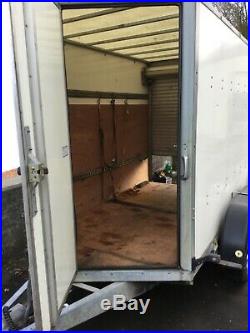 Ifor Williams 8ft twin axle box trailer