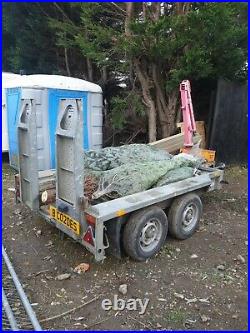 Ifor Williams 8x4 Plant Trailer With Crane