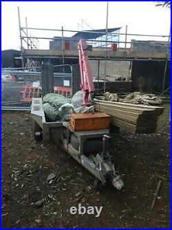 Ifor Williams 8x4 Plant Trailer With Crane
