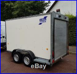 Ifor Williams BV105 box van trailer 2007 with rare optional rear opening canopy