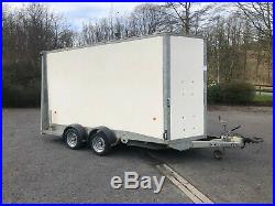 Ifor Williams BV126G 3500KG twin axle box trailer
