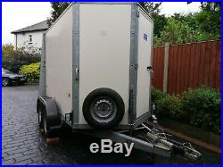 Ifor Williams BV85 Braked Box trailer 6ft high. Very low mileage. Manf. 2010
