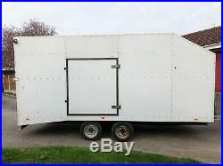 Ifor Williams Box Braked 15ft Trailer with built in winch