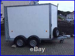 Ifor Williams Box Trailer BV85 2015 twin axle, immaculate condition