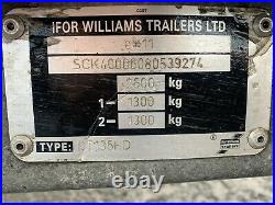 Ifor Williams CT136HD (heavy Duty) Twin Axel Car Trailer Transporter 2.6t