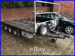 Ifor Williams Car Trailer. 3 Axle Great Reliable Example