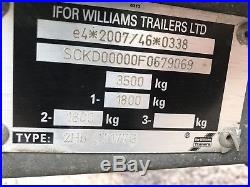 Ifor Williams Ct177 Tiltbed Car Van Transport Winch Ramps 2015 3500kg Trailer