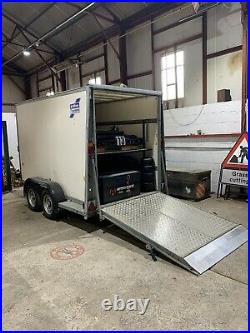 Ifor Williams Duel Axel 2700 Box Trailer. 10ft Long 6ft High. Biggest Duel Axel