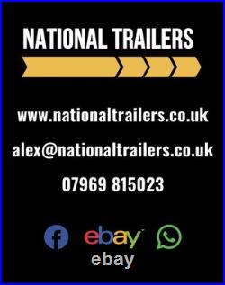 Ifor Williams Eurolight 8ft Twin Axle Flatbed Trailer Ivor LM85 LT85 GD84 GD85