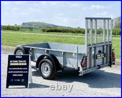 Ifor Williams GD84 (Ramp) Single Axle Plant Digger Mower Trailer Ivor GD85