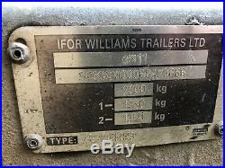 Ifor Williams GD 105mk3 twin axle trailer (10 x 5)