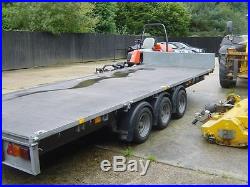 Ifor Williams LM186 Flat Bed Tri Axle Trailer 3500kg