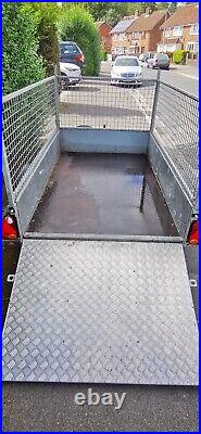 Ifor Williams P6e Trailer with Ramp & Mesh Sides