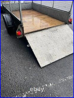 Ifor Williams P8e Trailer with mesh sides & ramp