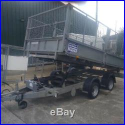 Ifor Williams TT126G tipping trailer with caged sides & cover no VAT