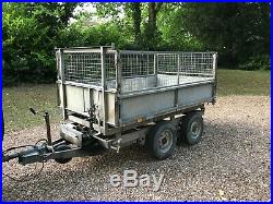 Ifor Williams TT85G Tipper Tipping Trailer With Cages Electric Tip 8 x 5