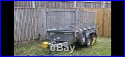 Ifor Williams Trailer With Full Mesh Cage, Brakes With Locks & Spare Wheel Vgc