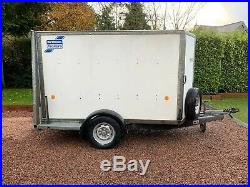 Ifor Williams box van bv 84 trailer. Taxi coach storage, show market trader