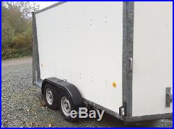 Ifor Williams box van trailer BV105 G with ramp door