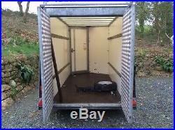 Ifor Williams box van trailer BV105 G with ramp door