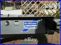 Ifor Williams car transporter trailer twin axle CT136HD