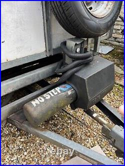 Ifor Williams tipper trailer with added electric lift