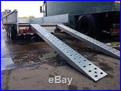 Ifor williams 16' flatbed trailer very good condition, 8car ramps, drop sides
