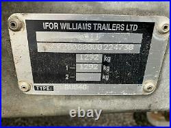 Ifor williams BV84G Box Trailer Barn Doors Quad Motorbike Go Kart Boot Sales