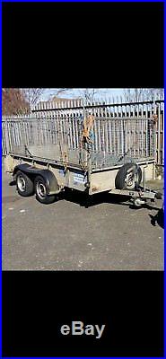 Ifor williams Trailer With Mesh Sides and Drop Down Rear Door