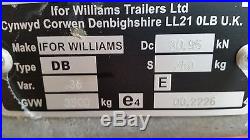 Ifor williams box trailer