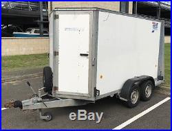 Ifor williams box trailer. Twin axle