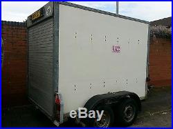 Ifor williams bv85g twin axle braked box trailer