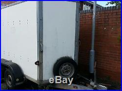 Ifor williams bv85g twin axle braked box trailer