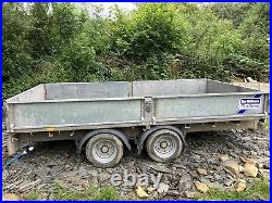 Ifor williams trailer 3500kg Twin Wheel with Sides And Tail Gate