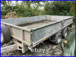 Ifor williams trailer 3500kg Twin Wheel with Sides And Tail Gate