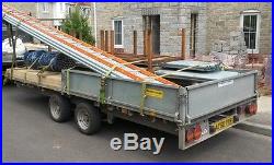 Ifor williams trailer covered 16ft with sides lm166 flat bed car trailer