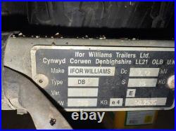 Ifor williams trailors Db 750 kg 198cm x 121 cm