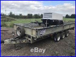 Ifor williams tri axle trailer 16ft 6.6ft Car transporter recovery plant NO VAT