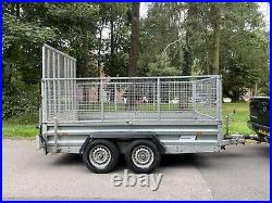 Inderspention Twin Axel Caged Trailer 10x6 Drop Down Plant Ramp