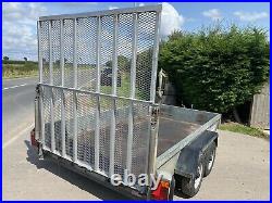 Indespension 10 X 6 Twin Axle Car General Purpose Trailer With Rear Ramp Ifor