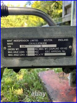 Indespension 4 wheel plant trailer 10 X 6 feet 2700kg load ramp tailgate