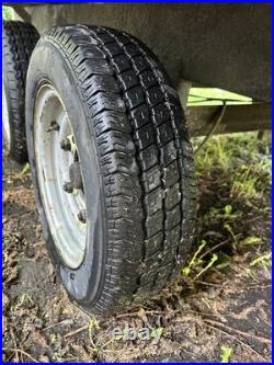 Indespension 4 wheel plant trailer 10 X 6 feet 2700kg load ramp tailgate