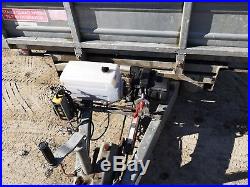 Indespension 8ft Tipping Plant Trailer with ramps spares or repair