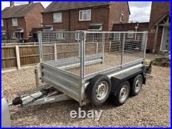 Indespension 8ft x 5ft General Purpose Trailer + Ramp + Mesh Sides 2700KG