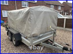 Indespension 8ft x 5ft General Purpose Trailer + Ramp + Mesh Sides 2700KG