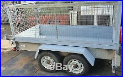 Indespension Challenger 8x4 2.3 ton double axle caged trailer
